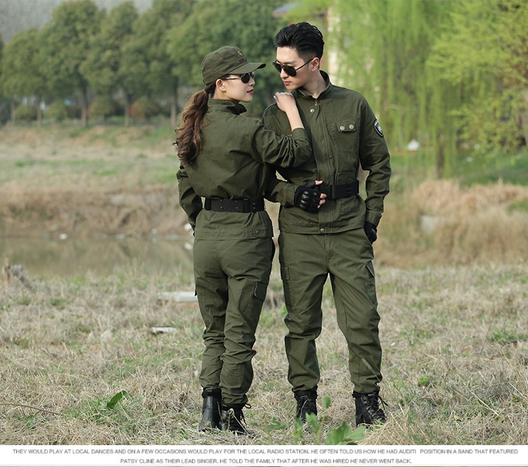 戶(hù)外迷彩服軍裝套裝男特種兵作戰服純棉耐磨作訓服春秋工作服(圖12)