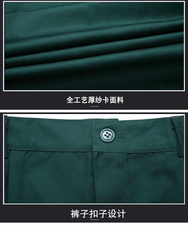 園林綠化工作服套裝男士春秋反光條環(huán)衛服工程服定制反光條勞保服(圖7)