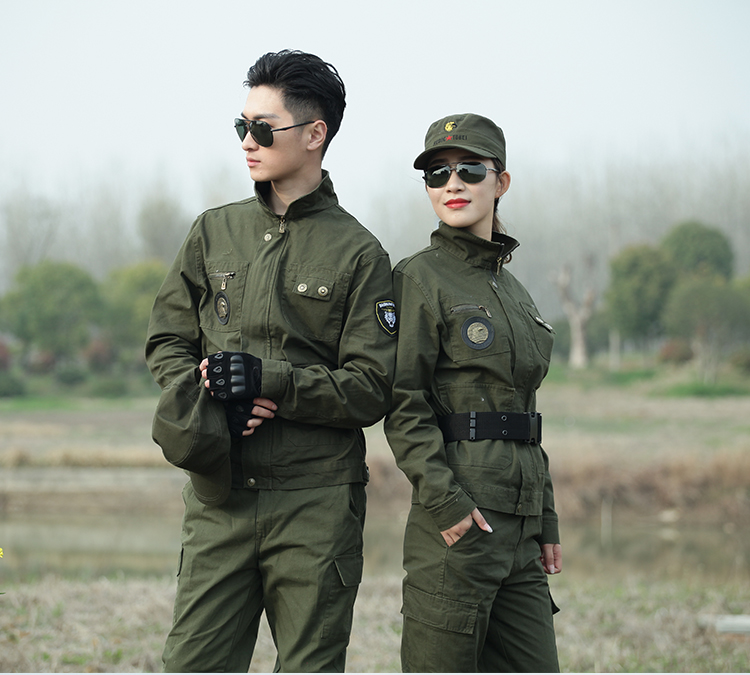 戶(hù)外迷彩服軍裝套裝男特種兵作戰服純棉耐磨作訓服春秋工作服(圖10)